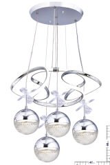NAPOLİ BÜYÜK 4 TOP LED AVİZE KROM