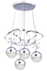 NAPOLİ BÜYÜK 4 TOP LED AVİZE KROM